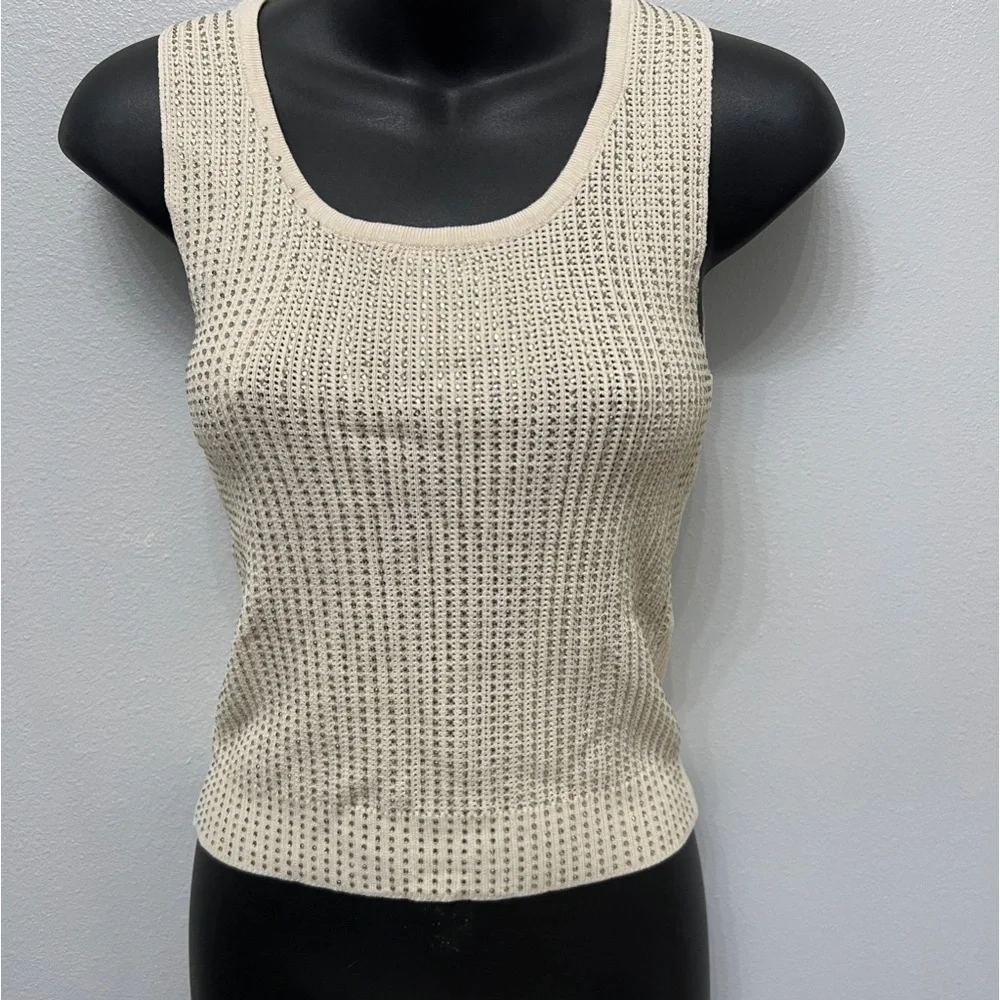 Lizette Collection Rhinestone Knit Top - Picture 1 of 10